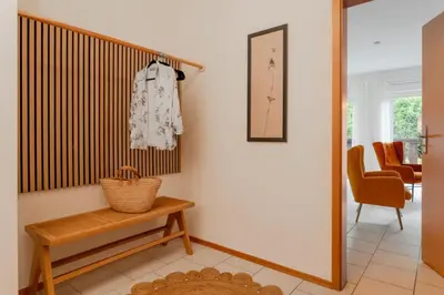Ein Sitzbereich in der Unterkunft Pure Chi Suite I Eifelsteig I Canvas I Balcony