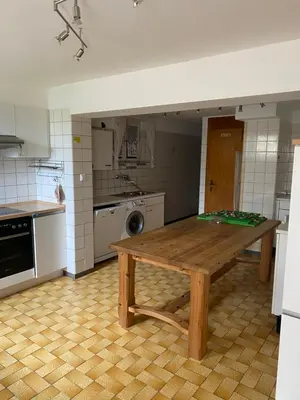 Küche/Küchenzeile in der Unterkunft Ferienwohnung am Ellerbach