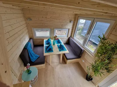 Grundriss der Unterkunft Tiny Haus bei Laacher See modernes voll ausgestattet