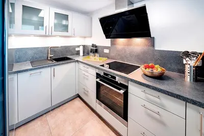 Küche/Küchenzeile in der Unterkunft Ferienhaus Sternschnuppe