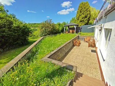 Ein Garten an der Unterkunft gemütliche Ferienwohnung in ruhiger Lage, Nähe Luxemburg und Trier - Holiday and Nature Olk