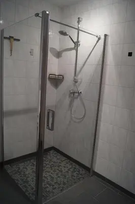 Ein Badezimmer in der Unterkunft Ferienwohnung Hof Lamberty