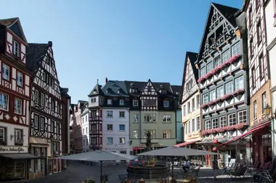 Ein allgemeiner Blick auf Klotten oder ein Stadtblick von der Ferienwohnung aus