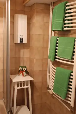 Ein Badezimmer in der Unterkunft Ferienwohnungen In der Acht