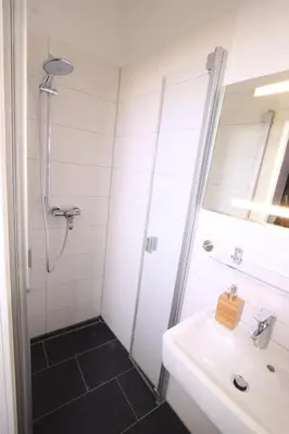 Ein Badezimmer in der Unterkunft B&B Echternacher Hof