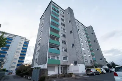 Das Gebäude in dem sich die Ferienwohnung befindet