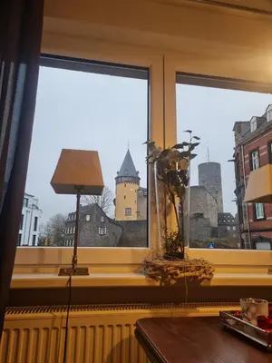 Grundriss der Unterkunft Ferienwohnung mit Burgblick