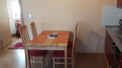Küche/Küchenzeile in der Unterkunft Zwei Ferienwohnungen 