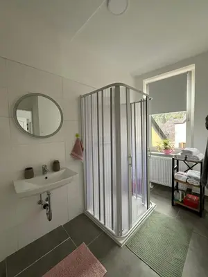 Ein Badezimmer in der Unterkunft Ferienwohnung Andi