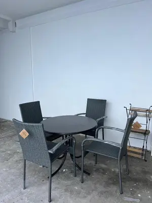 Ein Sitzbereich in der Unterkunft WINNINGEN TOP Wohnung