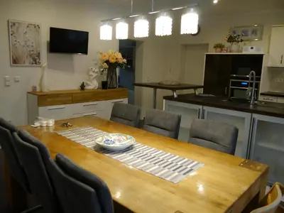 Küche/Küchenzeile in der Unterkunft Ferienhaus Bitburg