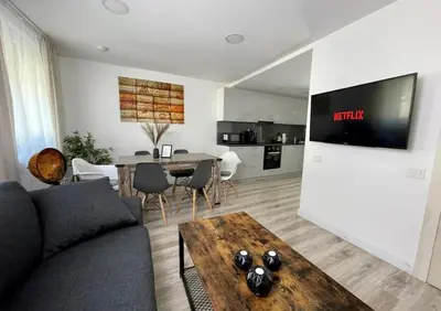 TV/Unterhaltungsangebot in der Unterkunft Charmantes Haus mit Terrasse
