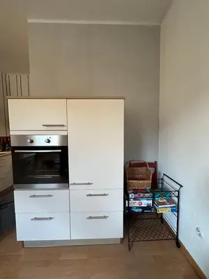 Küche/Küchenzeile in der Unterkunft Ferienhaus Löwenherz
