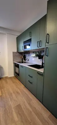 Küche/Küchenzeile in der Unterkunft NEYSES Apartments - Kylltalperle