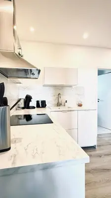 Küche/Küchenzeile in der Unterkunft Suite Fritz