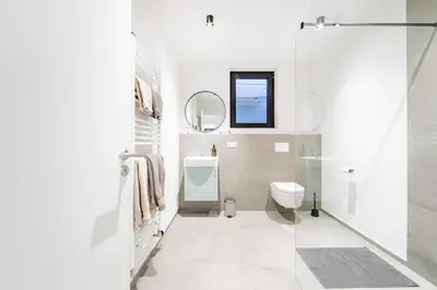 Ein Badezimmer in der Unterkunft NATURNEST Eifel, Ferienwohnung