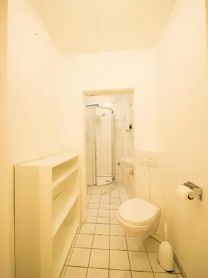 Ein Badezimmer in der Unterkunft Zentrale Unterkunft Nähe Hbf