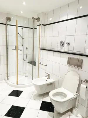 Ein Badezimmer in der Unterkunft Charmante Ferienwohnung im Herzen der Koblenzer Altstadt