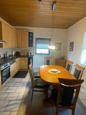 Küche/Küchenzeile in der Unterkunft Ferienwohnung mit Aussicht