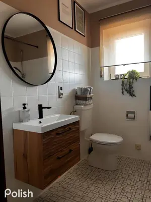 Ein Badezimmer in der Unterkunft Ferienwohnung Daun