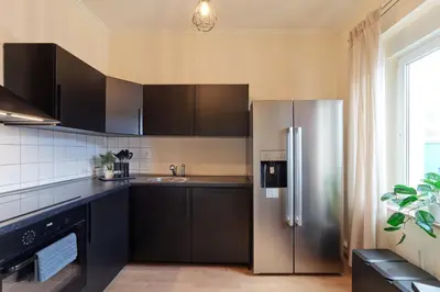 Küche/Küchenzeile in der Unterkunft MARX - Zentrales & geräumiges Apartment für bis zu 6 Personen - 2 Schlafzimmer mit TV, WLAN & Waschmaschine