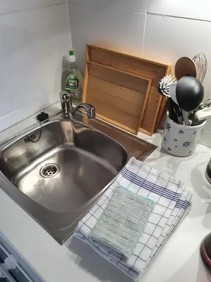 Küche/Küchenzeile in der Unterkunft Quartier 706 mit Pool