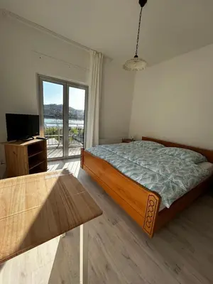 Ein Bett oder Betten in einem Zimmer der Unterkunft Hotel Rheinblick