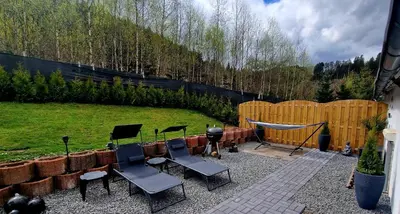 Ein Garten an der Unterkunft Ferienhaus Mefady Jünkerath
