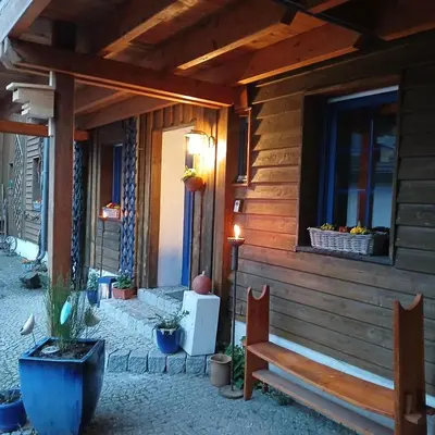 Ein Garten an der Unterkunft FeWo 58