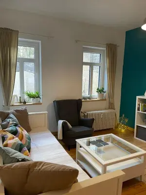 Ein Sitzbereich in der Unterkunft Witts Home from Home