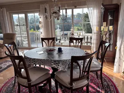 Ein Sitzbereich in der Unterkunft Ferienhaus Mediterana