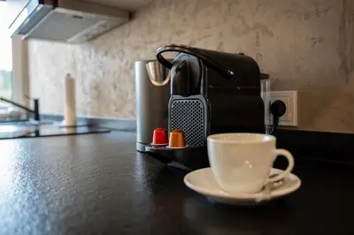 Kaffee-/Teezubehör in der Unterkunft Fewo Rieslingglück - Urlaub im Wein- und Ferienort Bekond