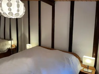 Ein Bett oder Betten in einem Zimmer der Unterkunft Loreley Hideaway