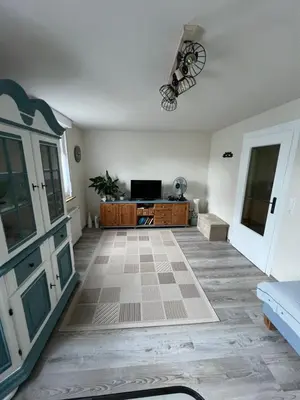 Küche/Küchenzeile in der Unterkunft Möblierte Wohnung Petra