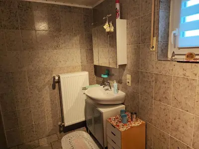 Ein Badezimmer in der Unterkunft Ferienwohnung Thielen