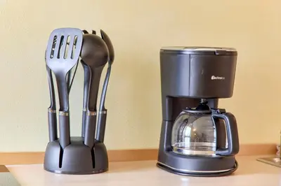 Kaffee-/Teezubehör in der Unterkunft Gästehaus Binz-Meyer Fewo Grainskopf