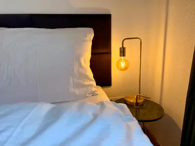 Ein Bett oder Betten in einem Zimmer der Unterkunft Gemütliches Apartment im Zentrum Andernach