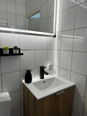 Ein Badezimmer in der Unterkunft Peak11 Fewo- Panorama View Lahnstein Pool & Sauna