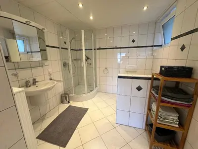 Ein Badezimmer in der Unterkunft Ferienwohnung Schwung