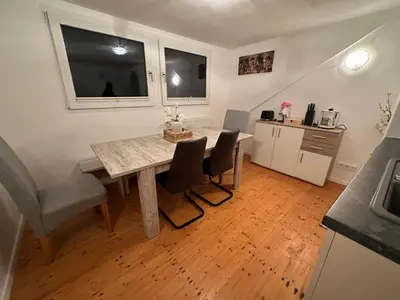 Küche/Küchenzeile in der Unterkunft Möblierte Wohnung in Cochem zur Zwischenmiete für berufliche Aufenthalte keine Tourismus keine Ferienwohnung