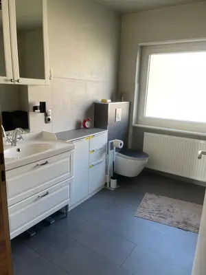 Küche/Küchenzeile in der Unterkunft Ferienwohnung Zum Preußensteig I max 3 Gäste