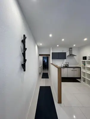 Küche/Küchenzeile in der Unterkunft Monteurzimmer RLP - Ihr Zuhause auf Zeit!