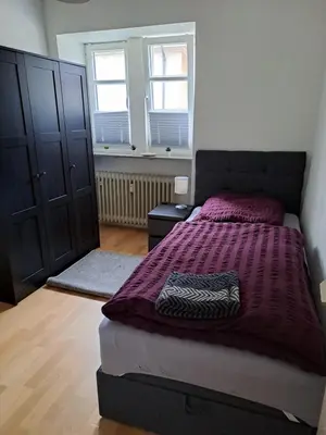 Ein Bett oder Betten in einem Zimmer der Unterkunft Monteurzimmer RLP - Ihr Zuhause auf Zeit!