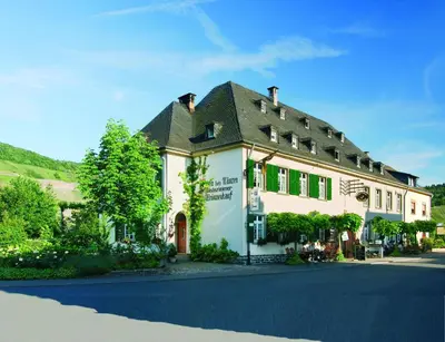 Das Gebäude in dem sich die Pension befindet