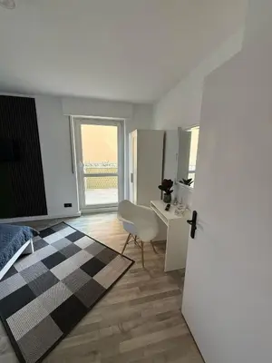Ein Sitzbereich in der Unterkunft Schöne Wohnung in ruhiger Lage II
