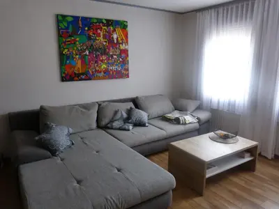 Ein Sitzbereich in der Unterkunft Barbara und Walter