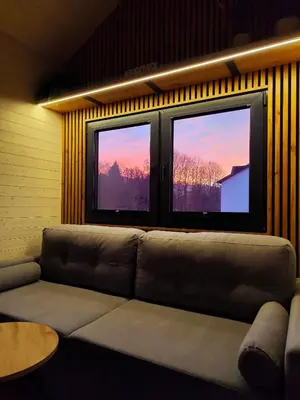 Ein Sitzbereich in der Unterkunft Dauny House
