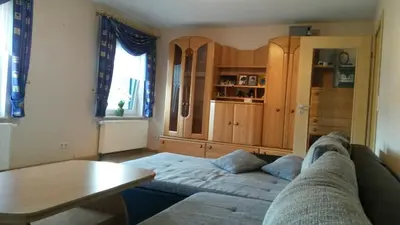 Küche/Küchenzeile in der Unterkunft Ferienwohnung Inge Blum