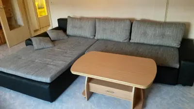Ein Sitzbereich in der Unterkunft Ferienwohnung Inge Blum