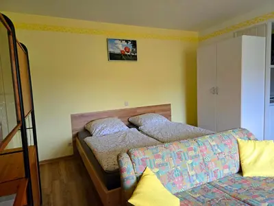 Ein Bett oder Betten in einem Zimmer der Unterkunft Ferienwohnung Köhler Heymann